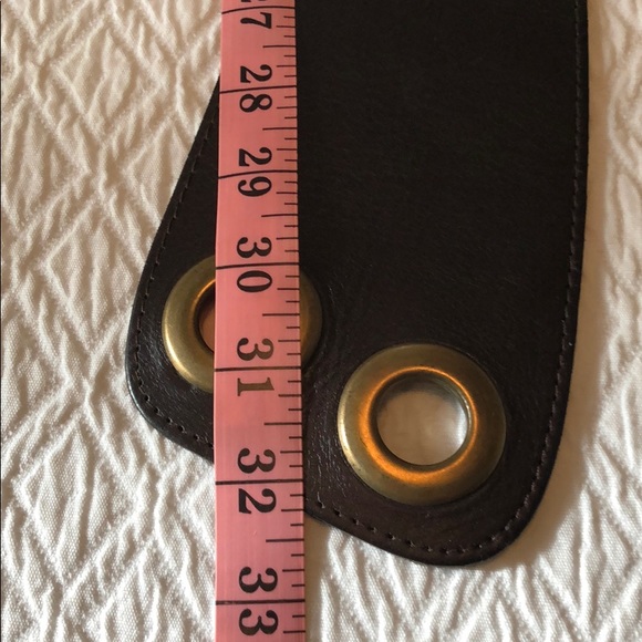 Wide leather belt from Anthropologie - Picture 6 of 8